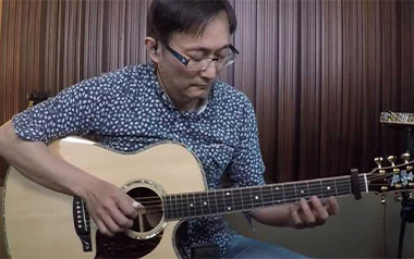 左岸印象指弹吉他谱_董运昌_原版指弹六线谱_吉他独奏谱
