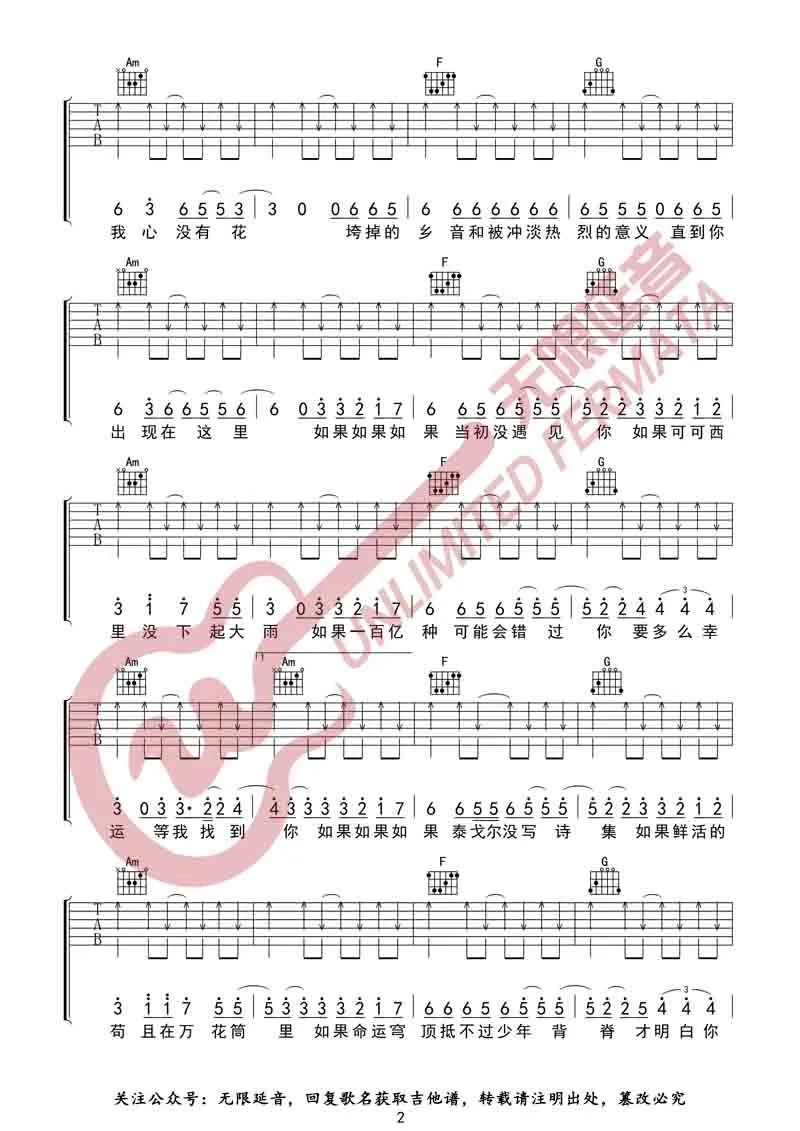 热铁皮房顶的夏天吉他谱预览图