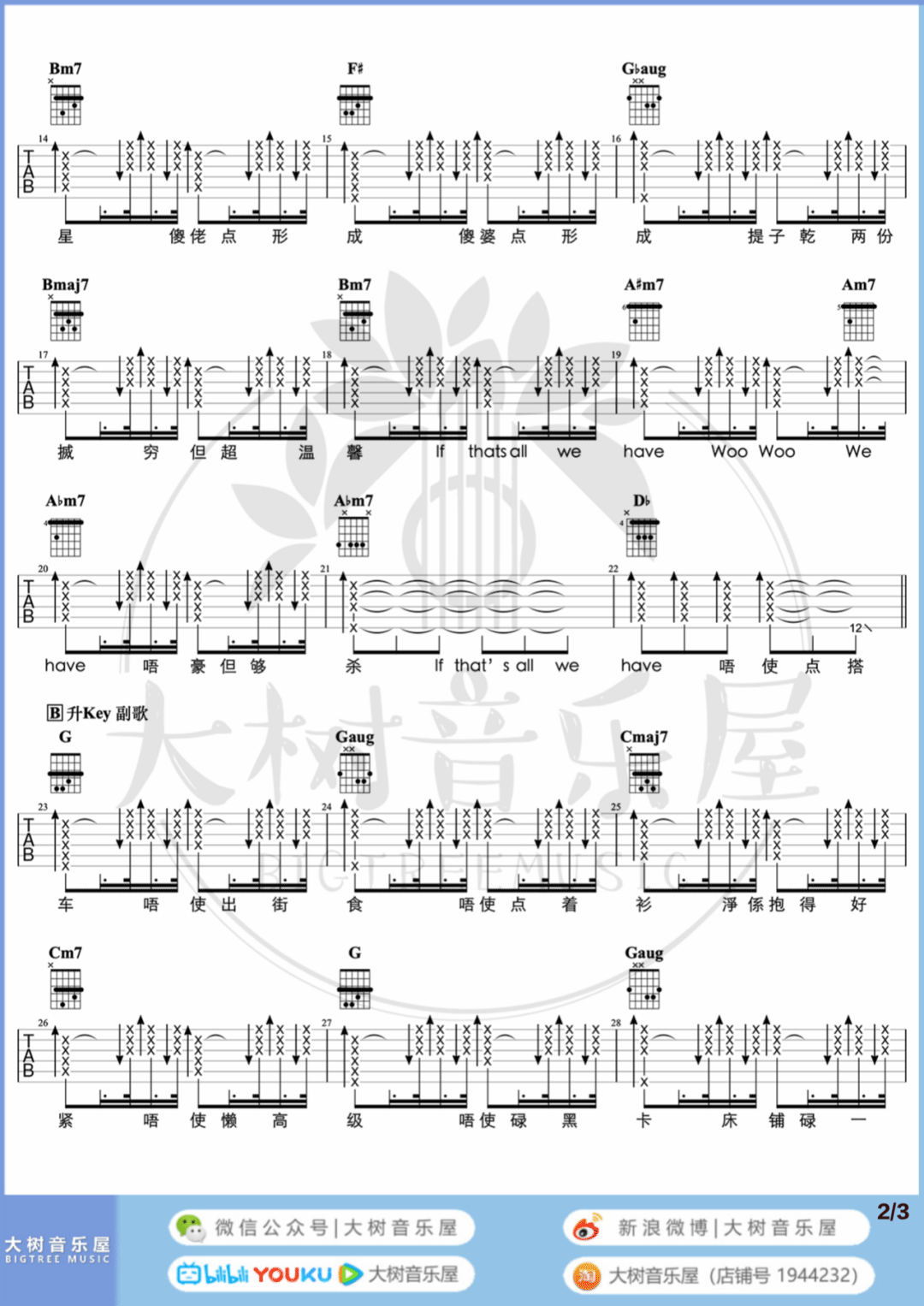 劲浪漫超温馨吉他谱预览图