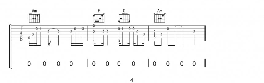 牵丝戏吉他谱预览图
