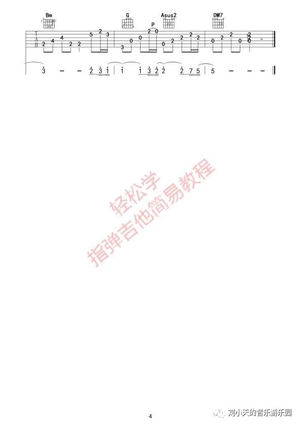 Melancholy指弹吉他谱预览图