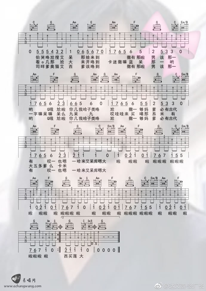 Planet吉他谱预览图