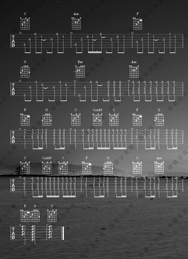 请你爱我或给我一把枪吉他谱预览图