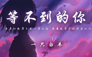 等不到的你吉他谱_一只白羊_G调指法弹唱谱_图片六线谱