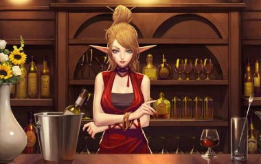 月光酒馆指弹谱_DNF背景音乐_原版指弹六线谱_吉他独奏谱