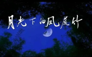月光下的凤尾竹指弹谱_琴歌_原版指弹六线谱_吉他独奏谱