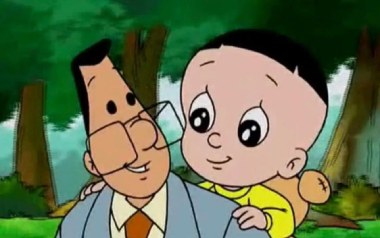 快乐父子俩吉他谱_儿歌_G调弹唱六线谱_高清图片谱